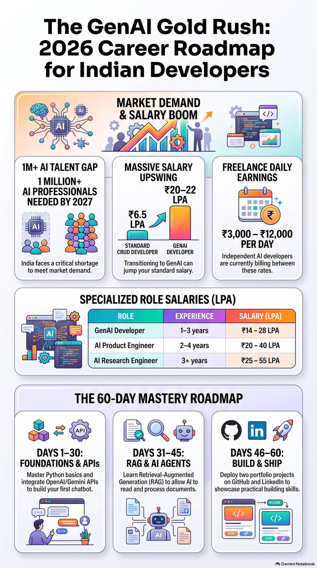 The GenAI Gold Rush: 2026 Career Roadmap for Indian Developers