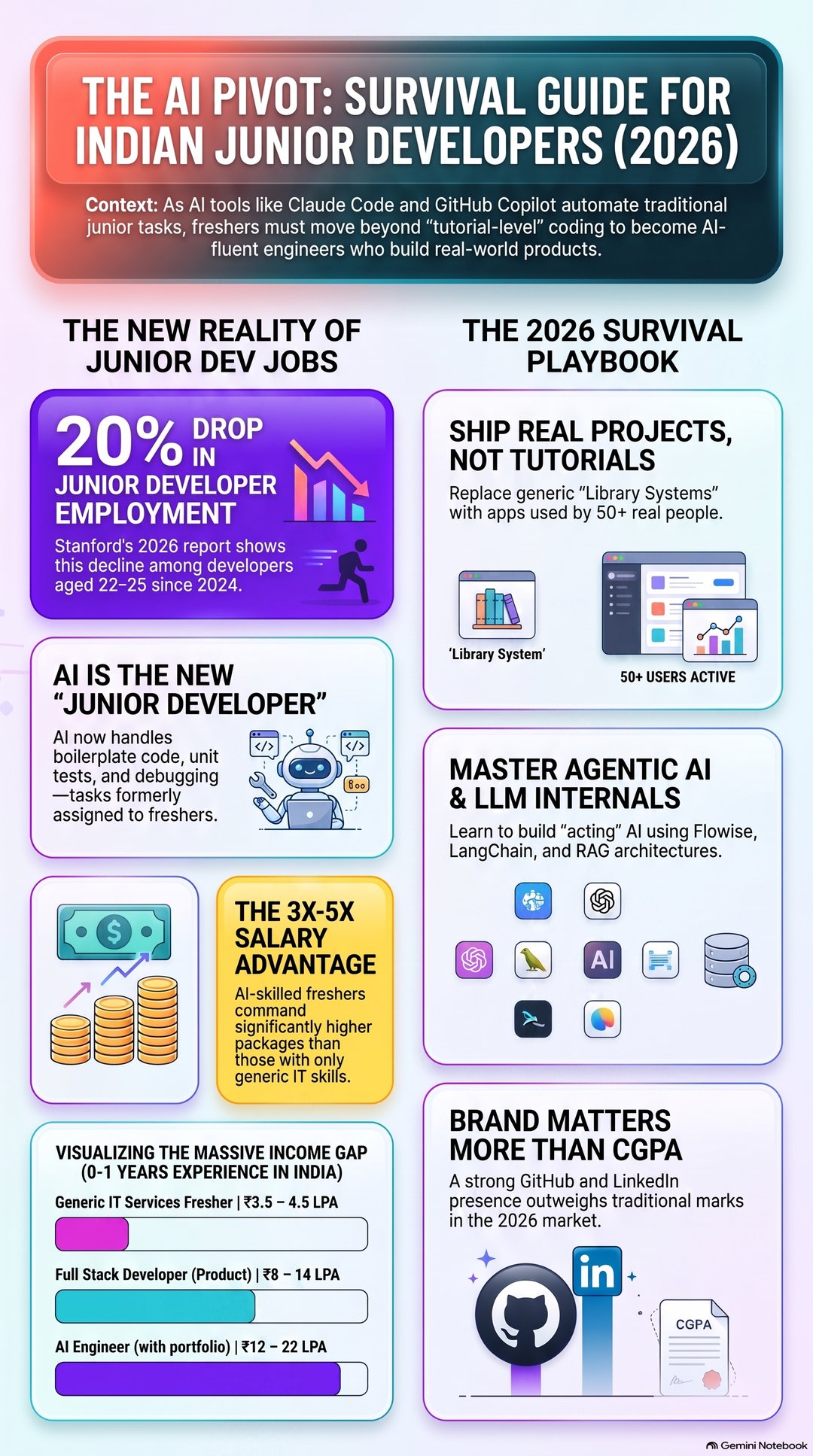 The AI Pivot: Survival Guide for Indian Junior Developers (2026)