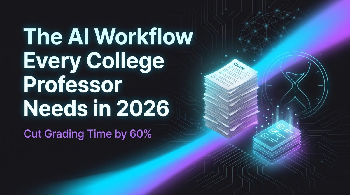 The AI Workflow Every Indian College Professor Needs in 2026 (Cut Grading Time by 60%)